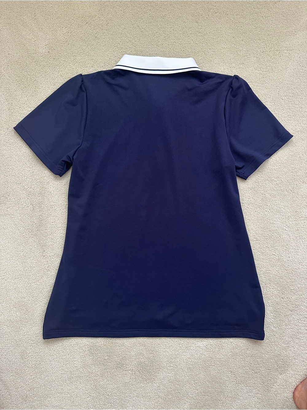Smith & Quinn Short sleeved Golf Tops Polo Shirts - Navy/White and White/Sage - Picture 4 of 8